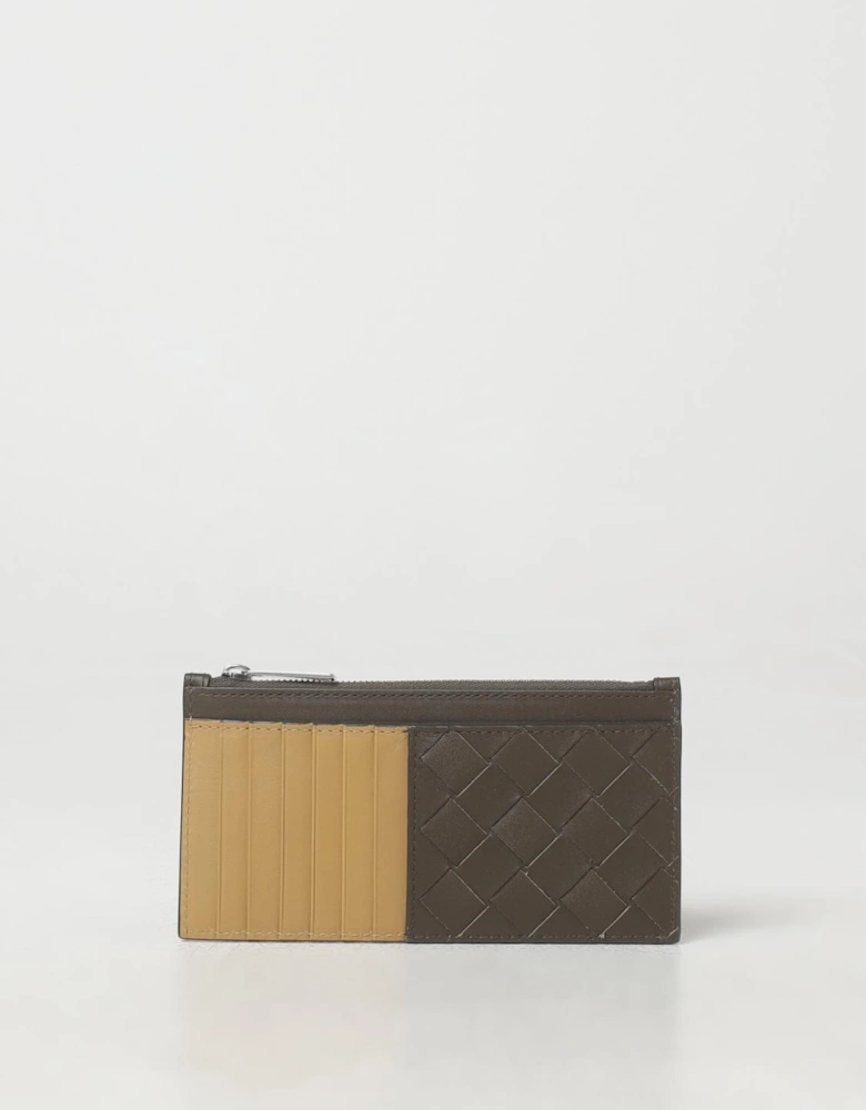 Leather Card Holder Zip Wallet