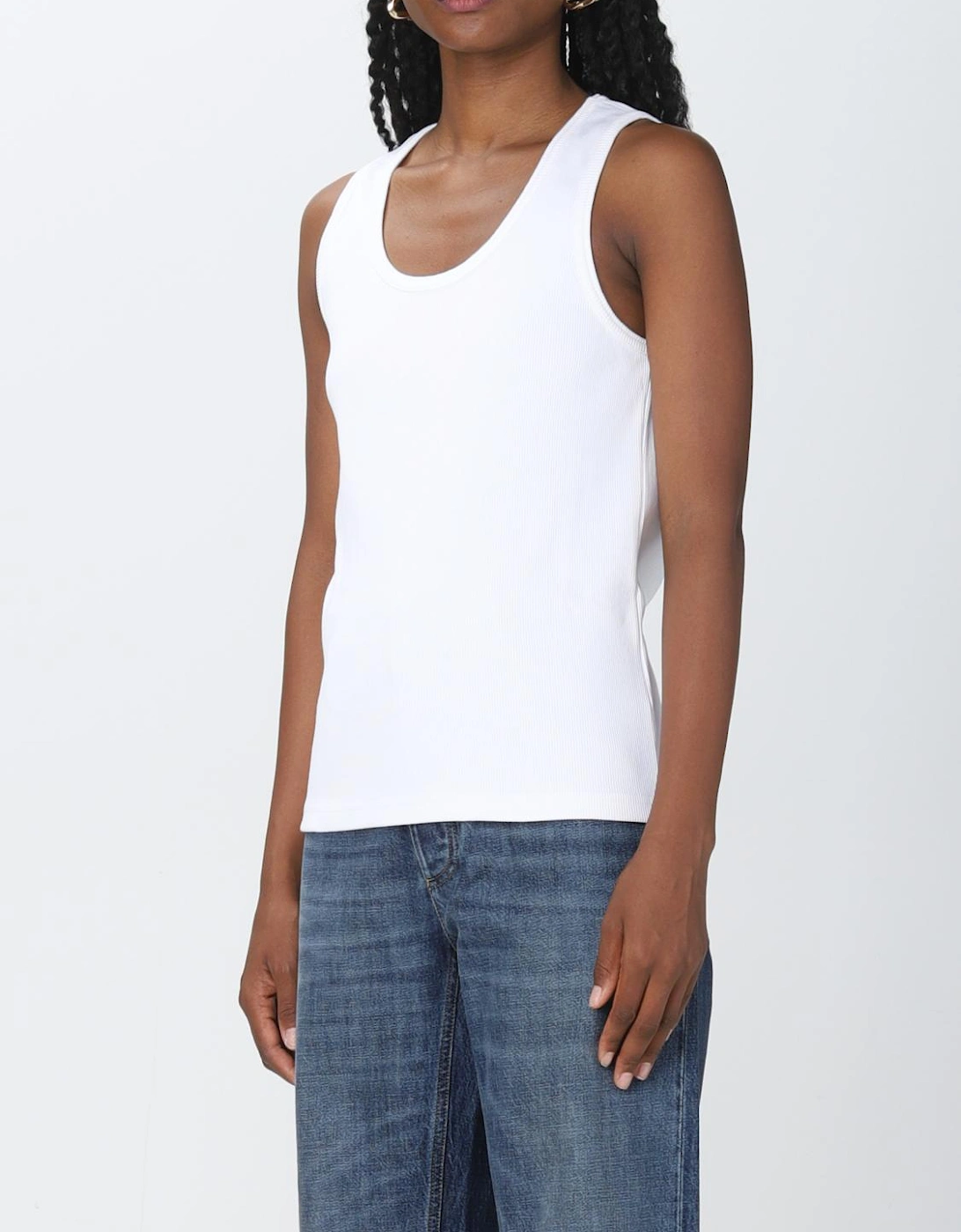 Ribbed Tank Top Sleeveless