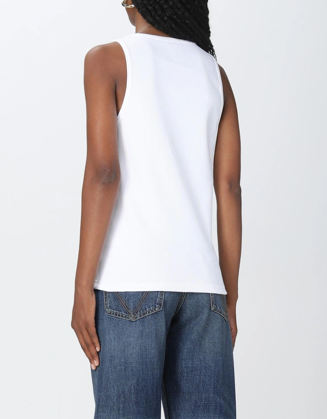 Ribbed Tank Top Sleeveless