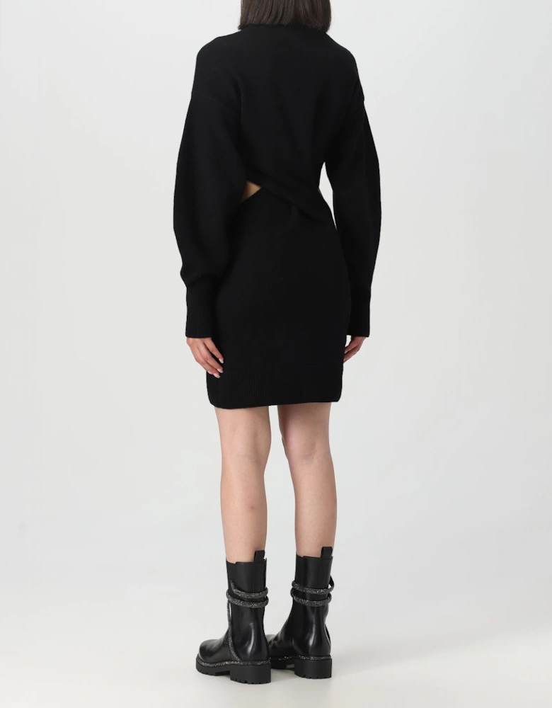 Cutout Twist Mini Knit Dress