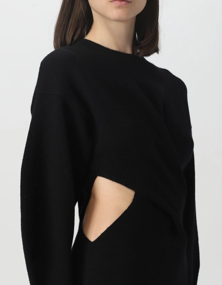 Cutout Twist Mini Knit Dress