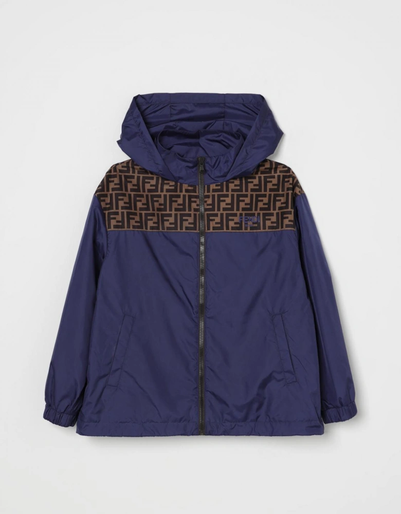 Kids FFPattern Hooded Jacket