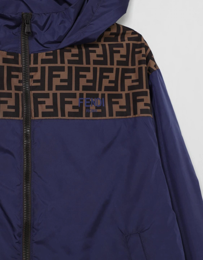 Kids FFPattern Hooded Jacket