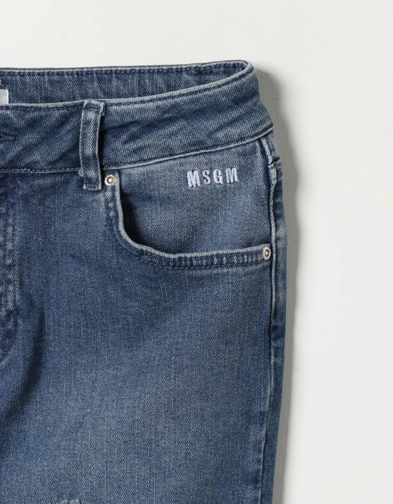Kids Ripped Jeans Distressed Detailing