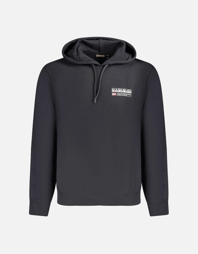 Cotton Long Sleeve Hoodie with Iconic Print