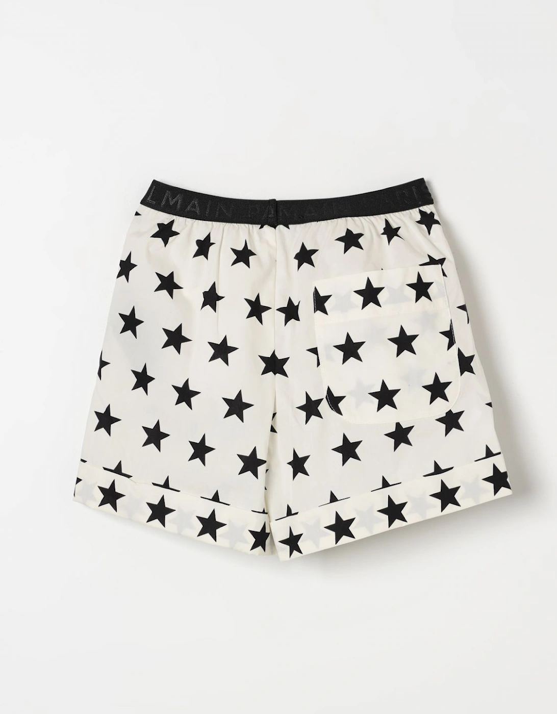 Star Print Cotton Shorts