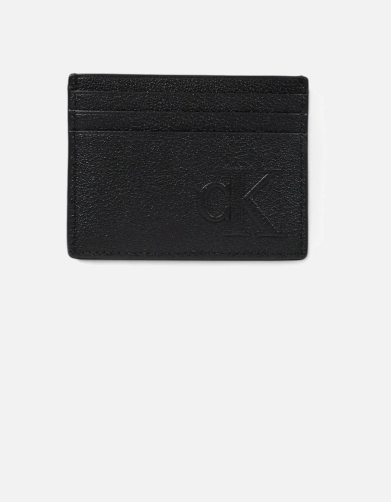 Leather Card Holder CK Logo