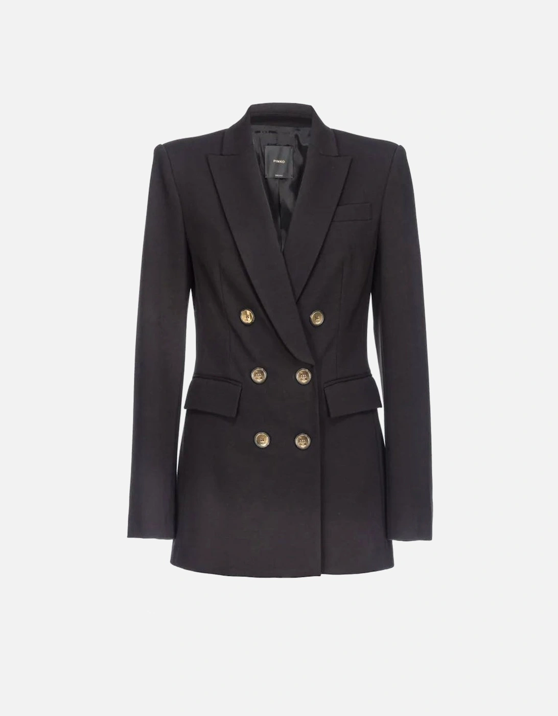 Long Sleeve Lapel Collar Blazer with Buttons, 4 of 3