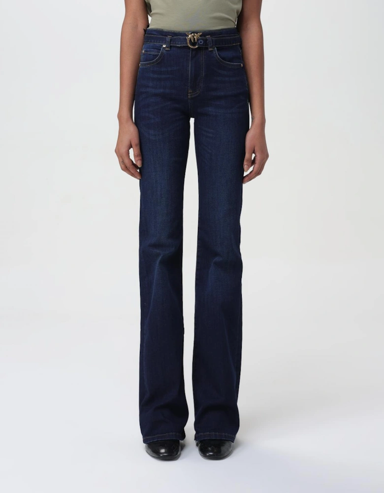 Flare Jeans with Belt