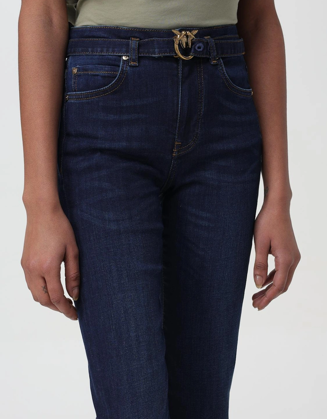 Flare Jeans with Belt