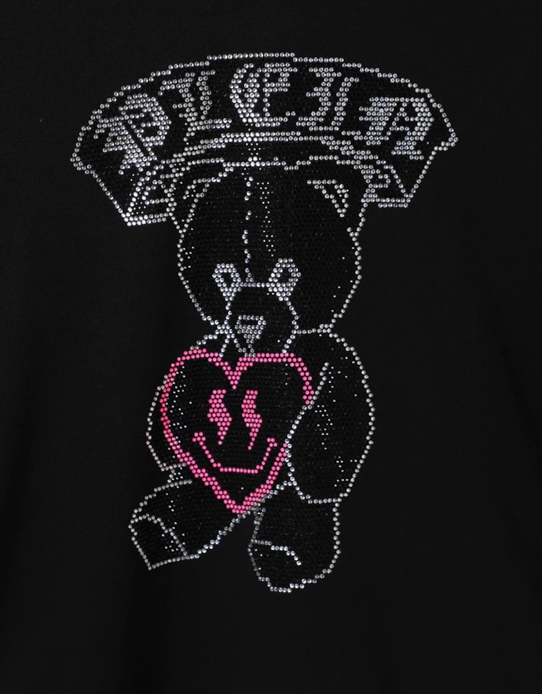 Rhinestone Bear Hoodie