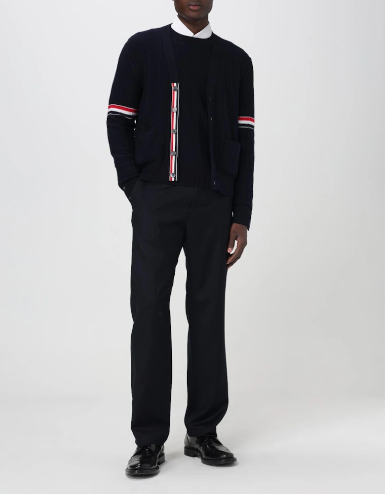 4Bar Stripe Detail Cardigan