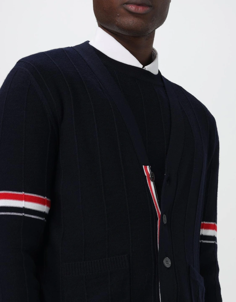 4Bar Stripe Detail Cardigan
