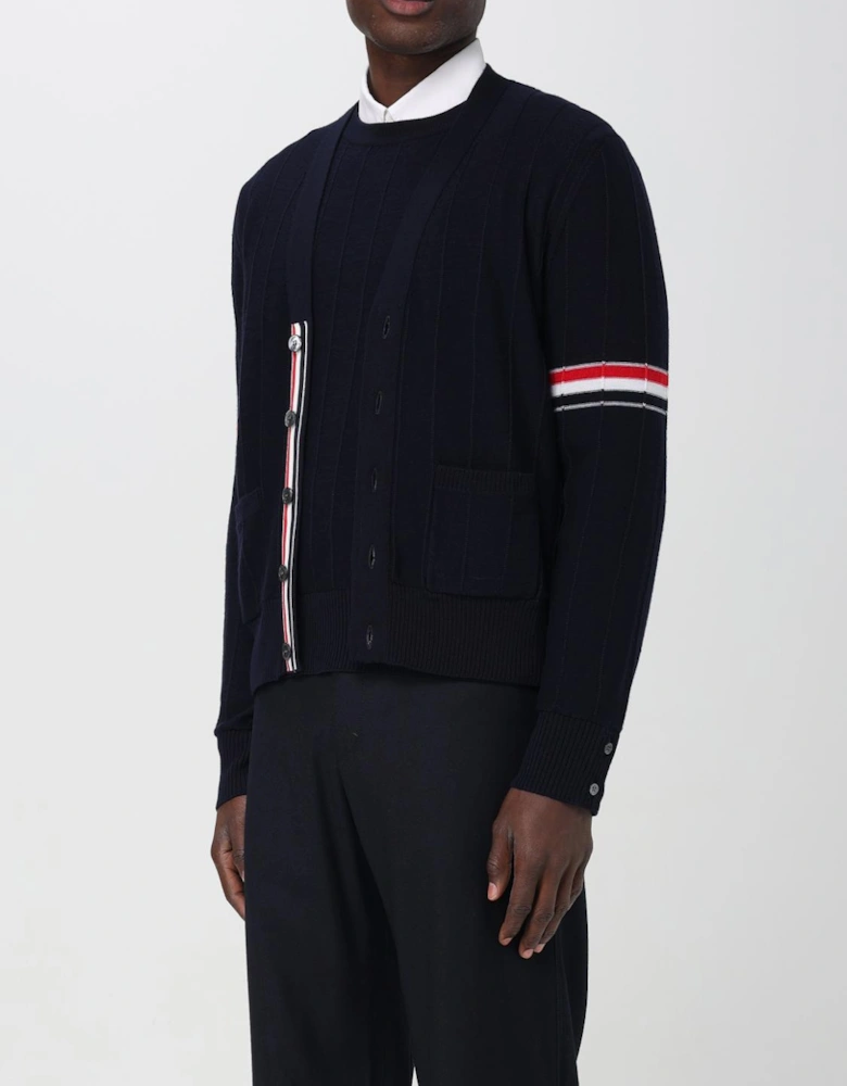 4Bar Stripe Detail Cardigan
