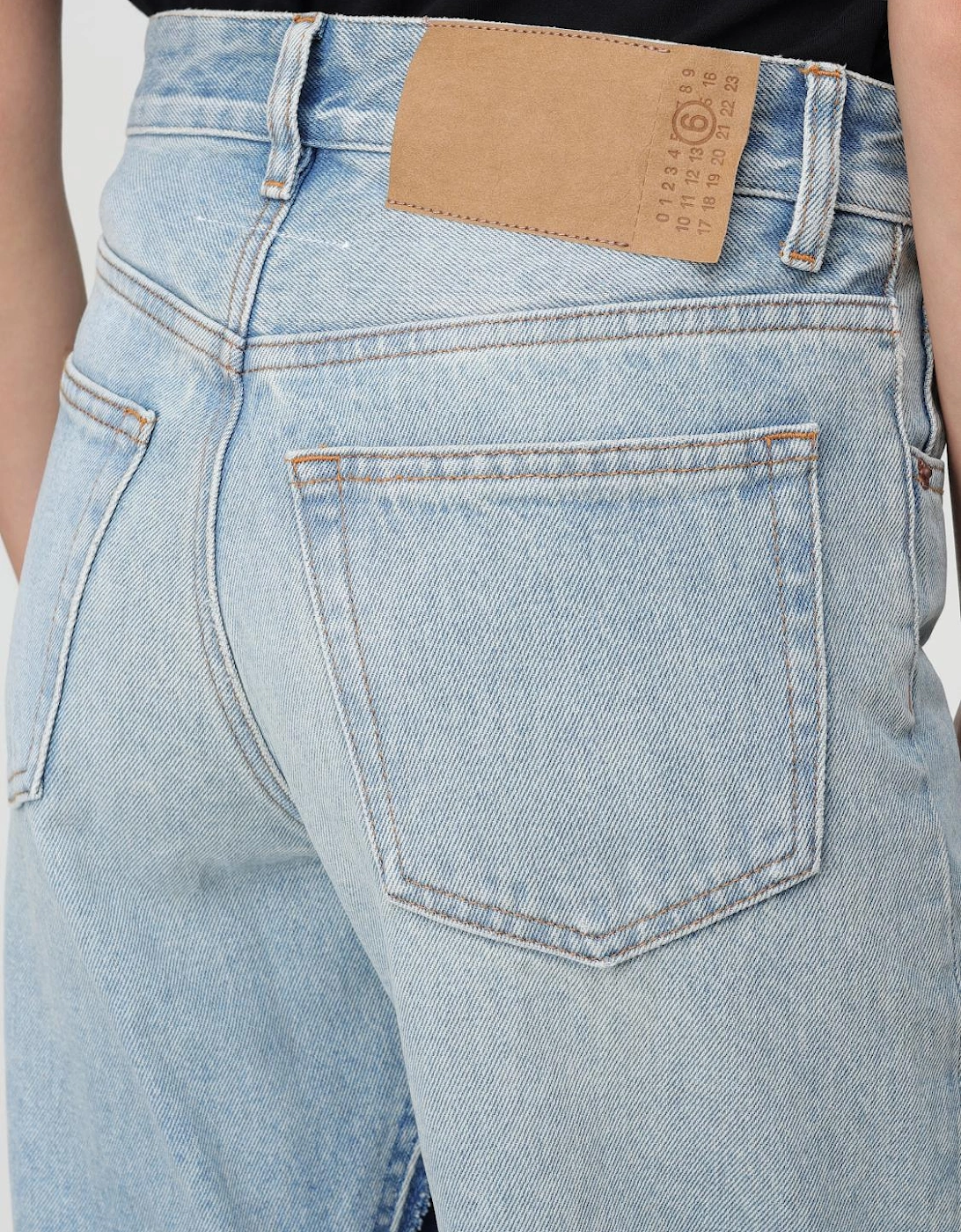 Patchwork WideLeg Jeans