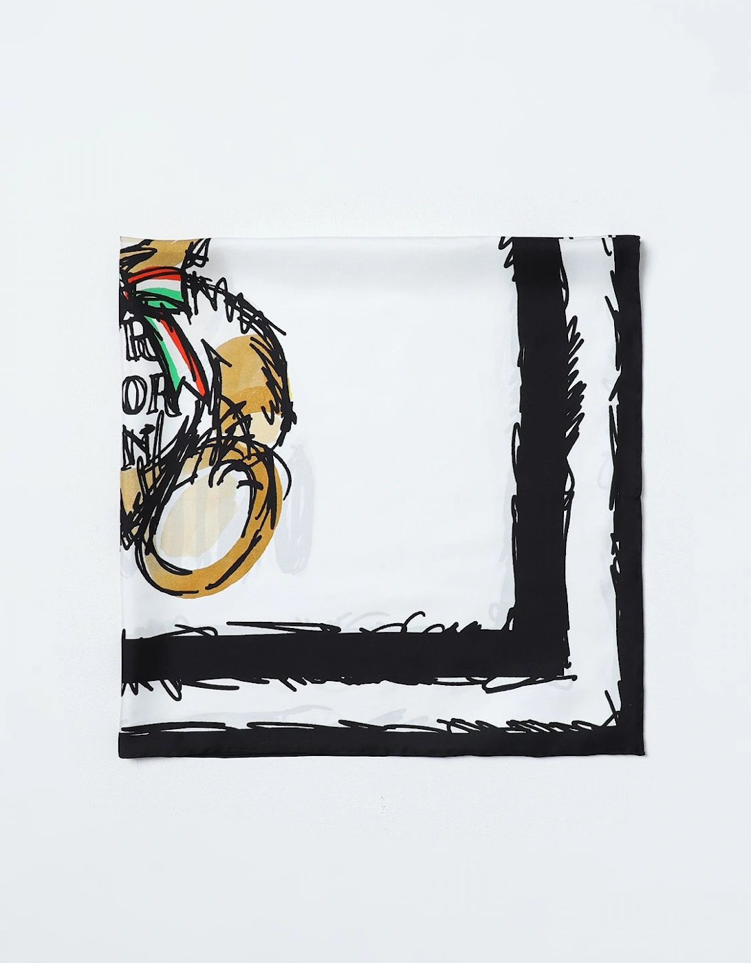 Silk Scarf Teddy Bear Print, 6 of 5