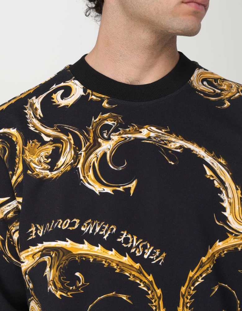 Baroque Print Sweatshirt