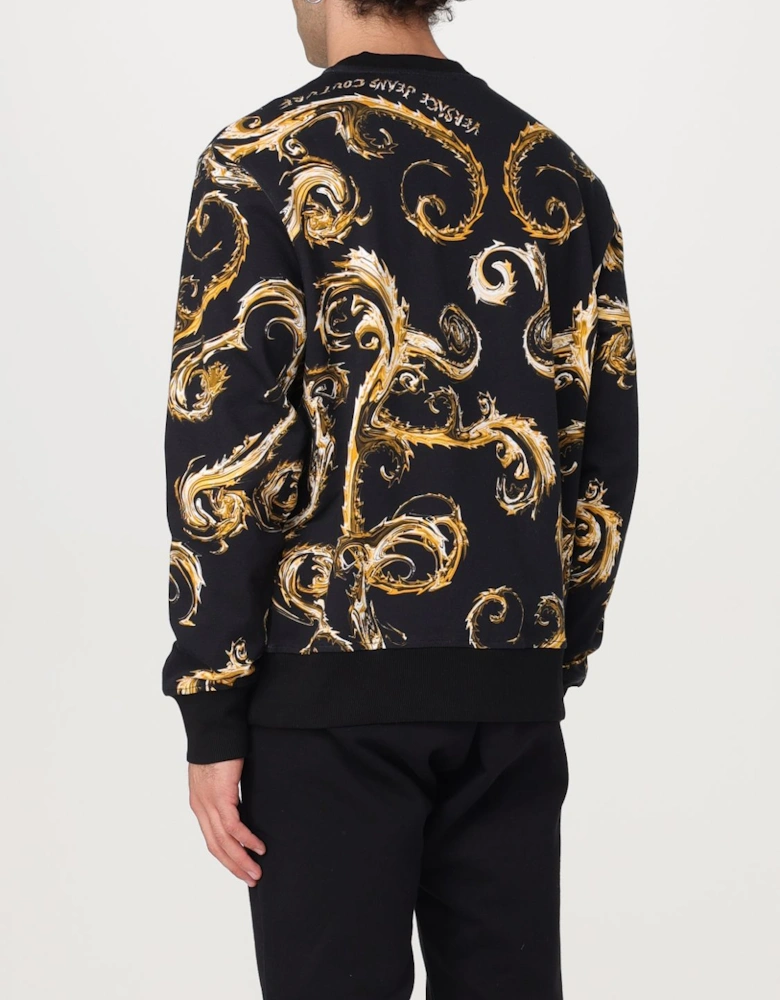 Baroque Print Sweatshirt