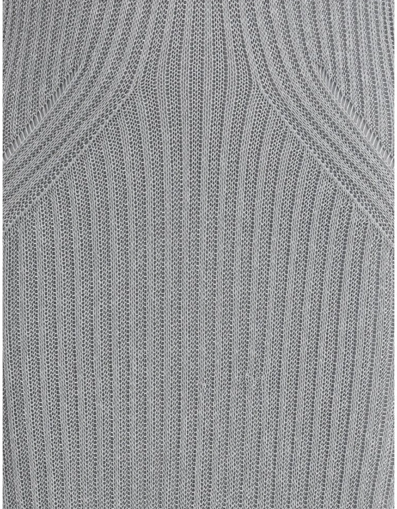 Ribbed Knit Midi Dress