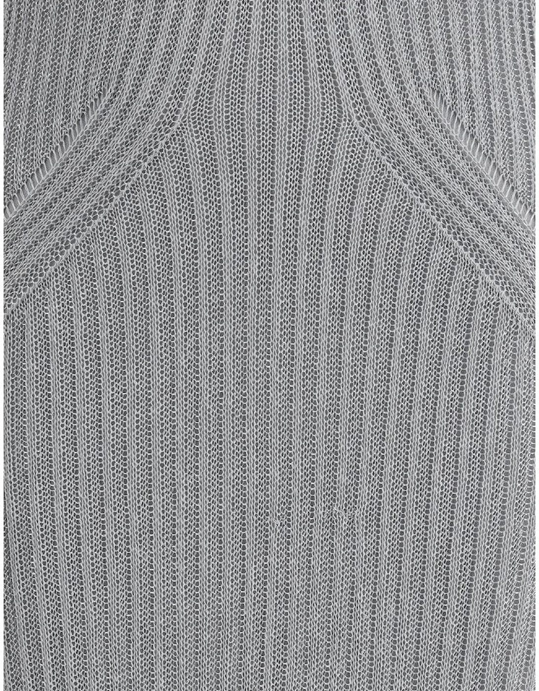 Ribbed Knit Midi Dress