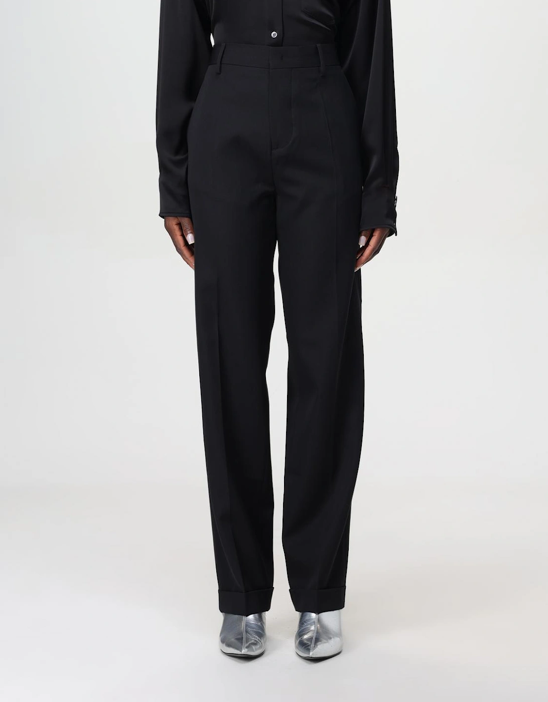 Wide Leg Wool Trousers, 4 of 3