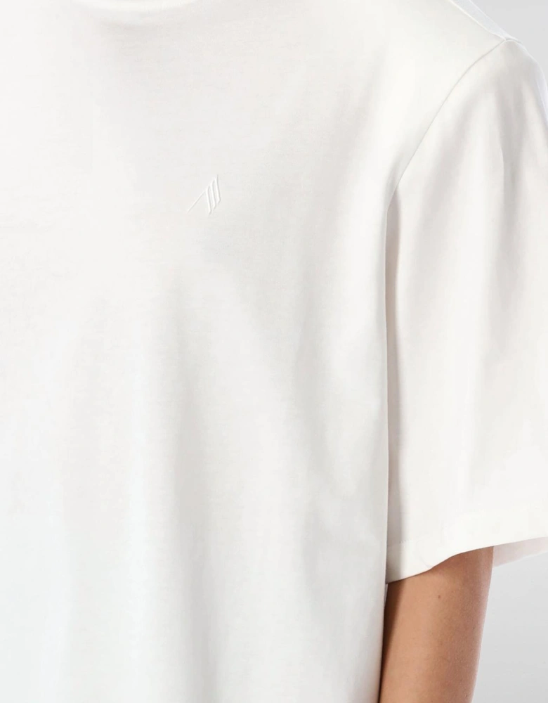 Mock Neck Short Sleeve Oversized Tee