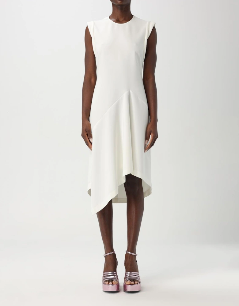 Asymmetrical Hem Midi Dress