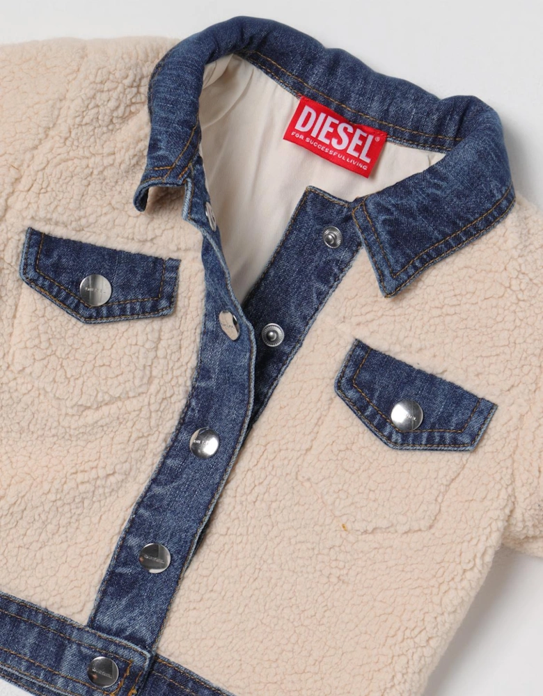 Sherpa Fleece Denim Jacket