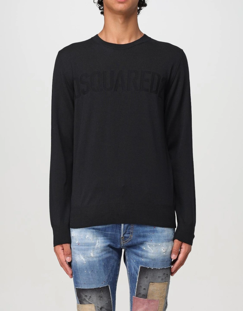 Embroidered Logo Sweater