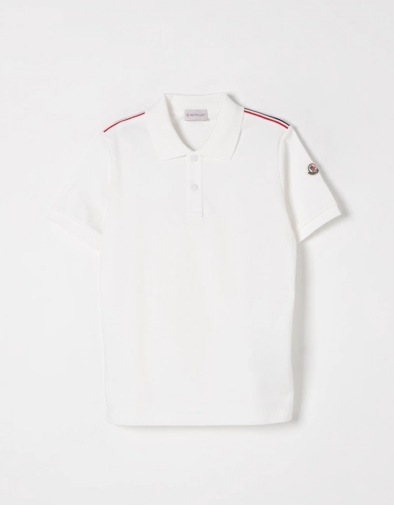 Short Sleeve Polo Shirt with Stripes