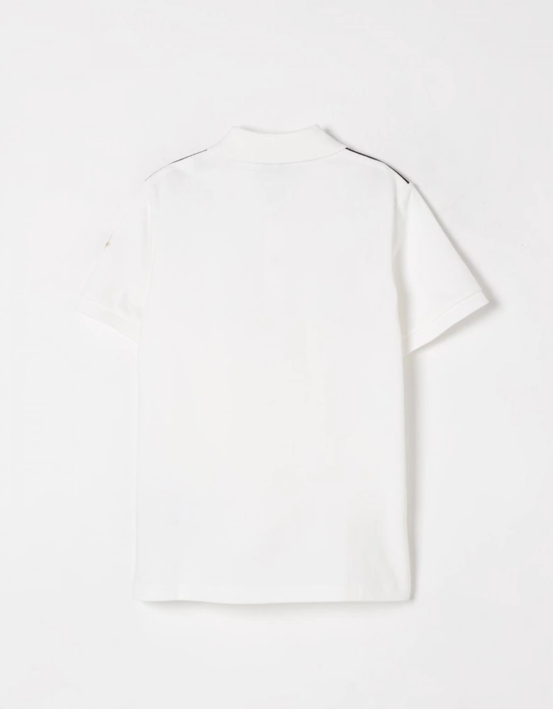 Short Sleeve Polo Shirt with Stripes