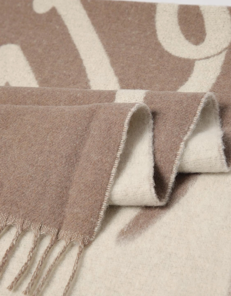 Woolen Scarf with Fringe
