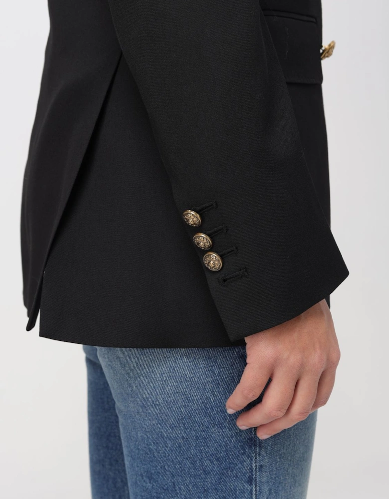 Double Breasted Blazer Gold Buttons