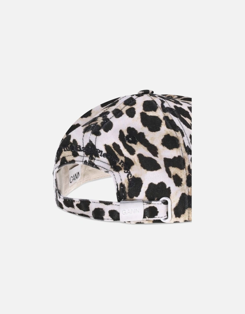 Logo Leopard Print Cap