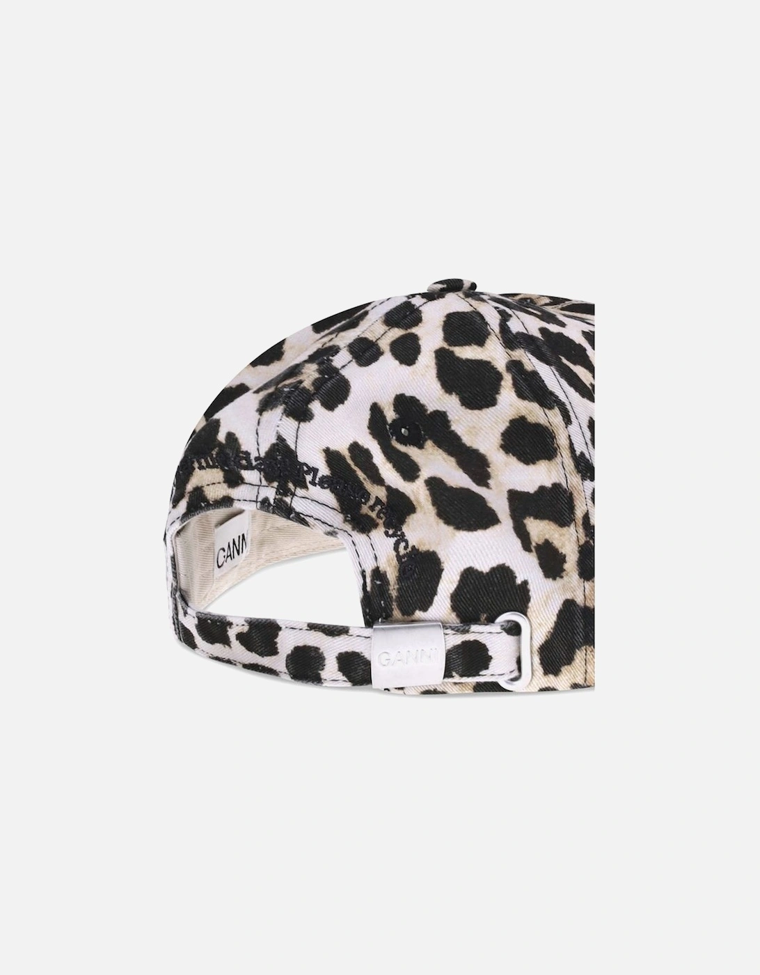 Logo Leopard Print Cap