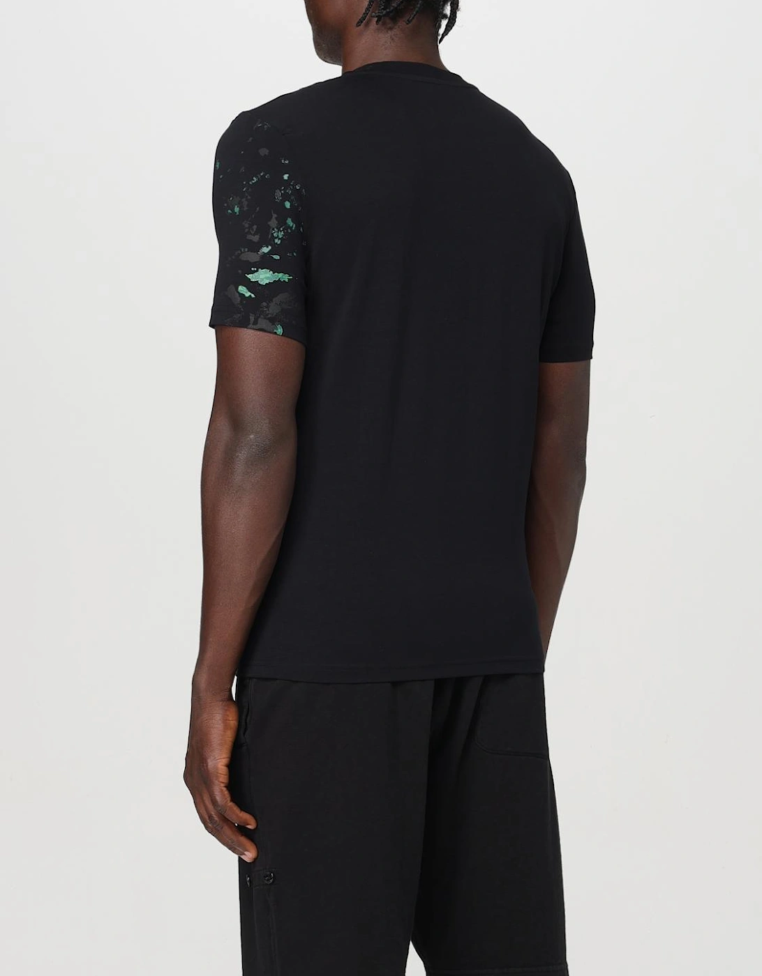 Short Sleeve Paint Splatter Tee