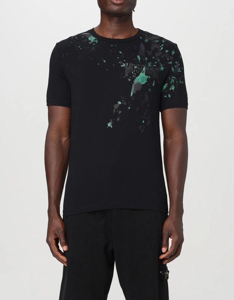 Short Sleeve Paint Splatter Tee