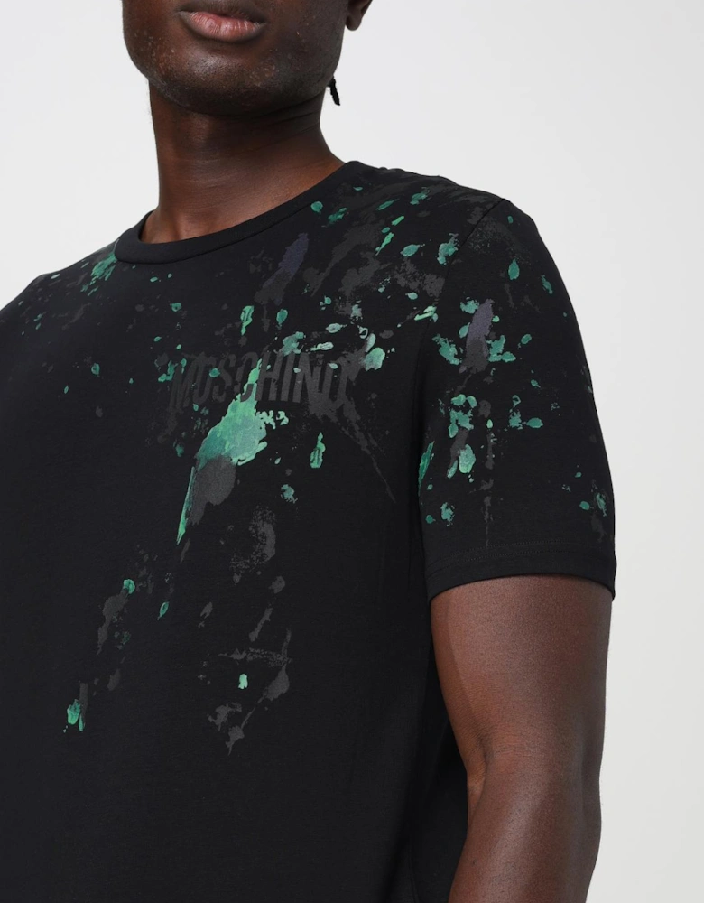 Short Sleeve Paint Splatter Tee