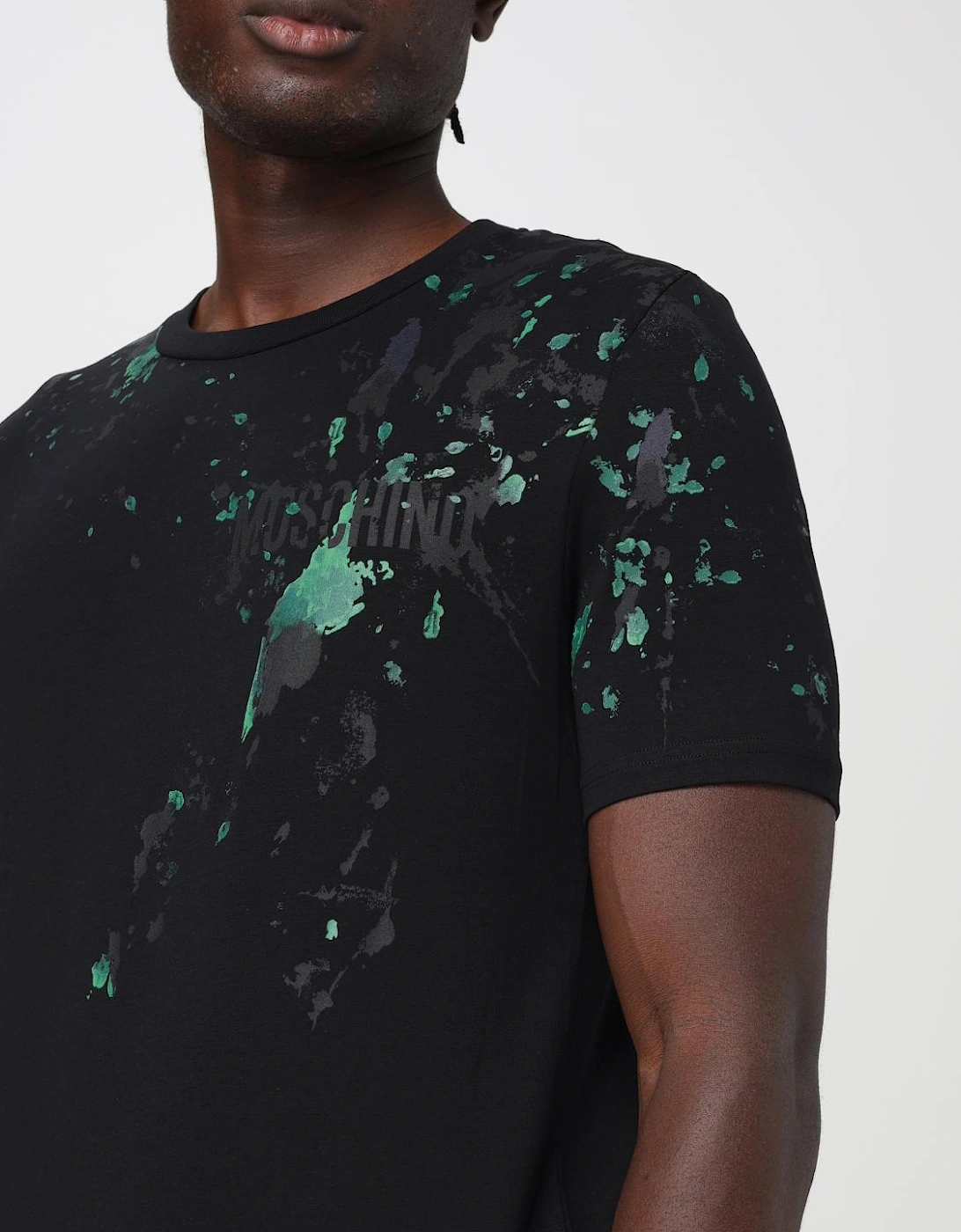 Short Sleeve Paint Splatter Tee