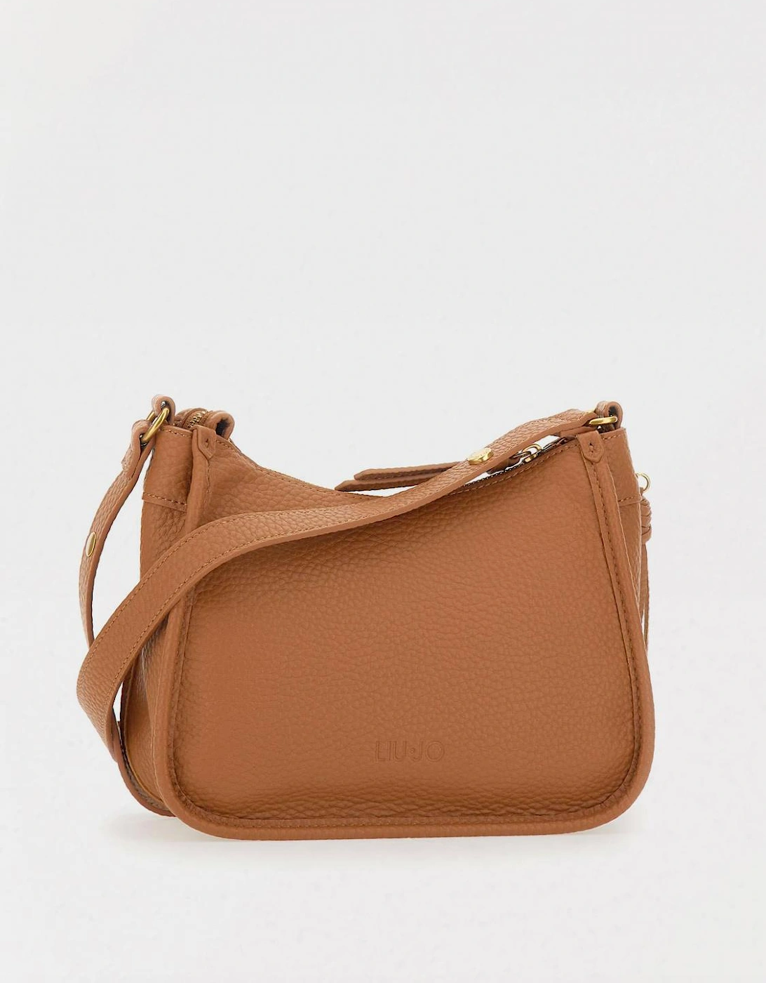 Cutout Leather Crossbody Bag