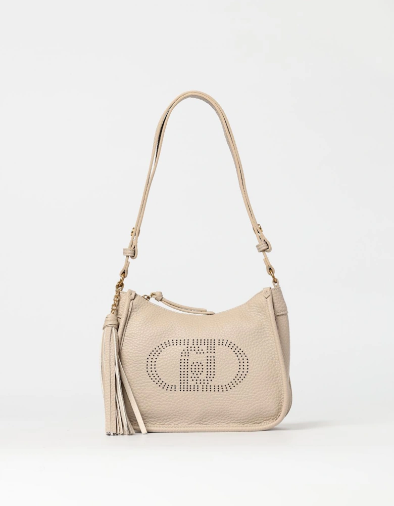 Cutout Leather Crossbody Bag