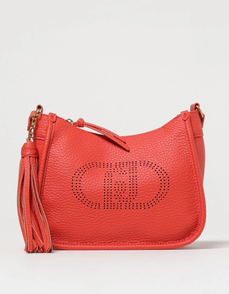 Cutout Leather Crossbody Bag