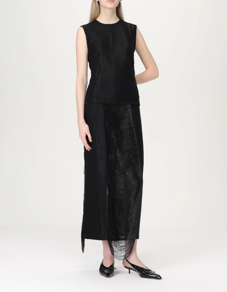 Textured Knit Sleeveless Top