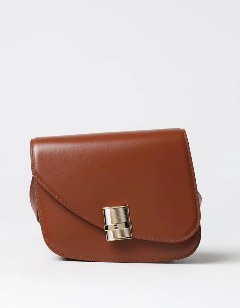 Leather Flap Shoulder Bag