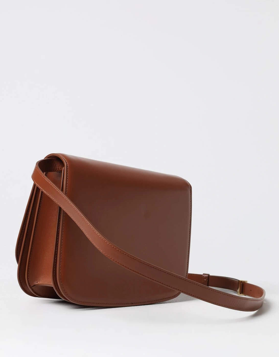 Leather Flap Shoulder Bag