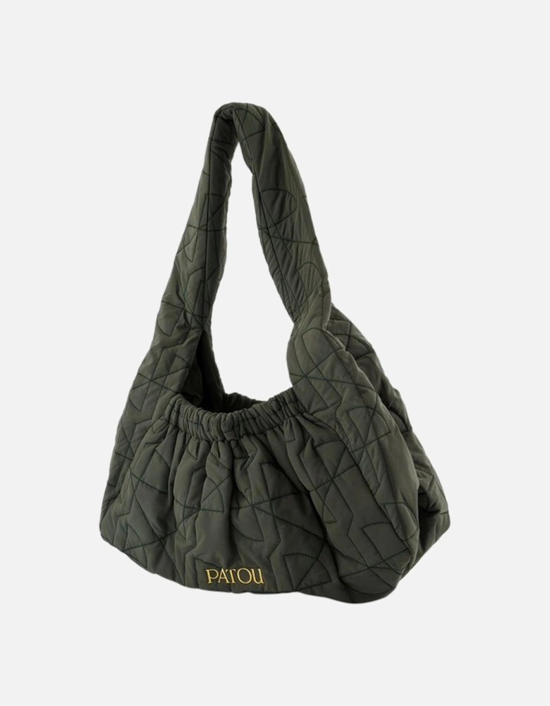 Green Synthetic Shoulder Bag
