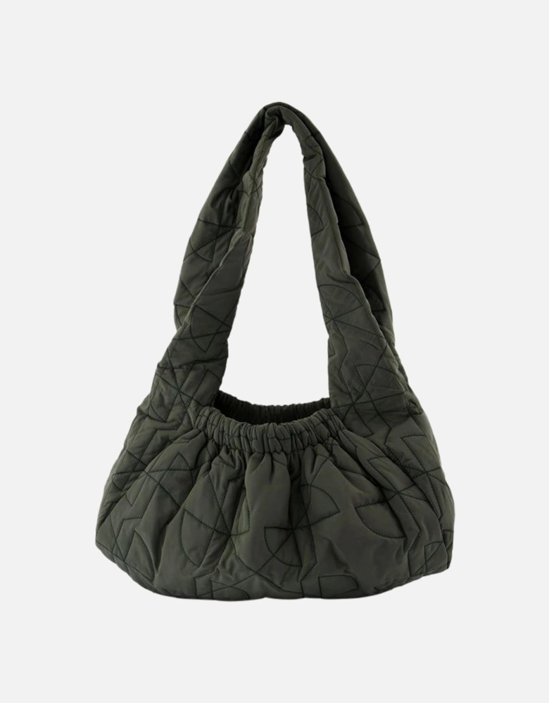 Green Synthetic Shoulder Bag
