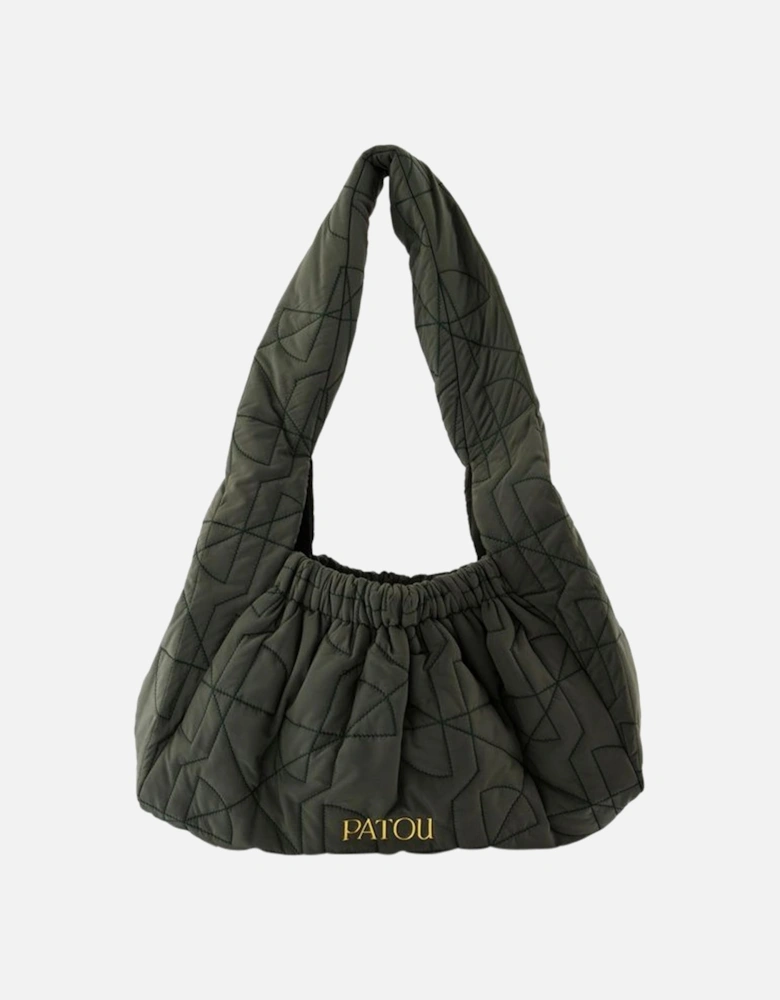 Green Synthetic Shoulder Bag