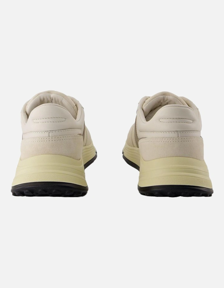 Leather Hyperlight Sneakers with Top Laces