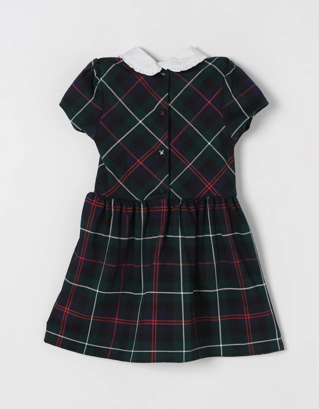 Plaid Dress Peter Pan Collar